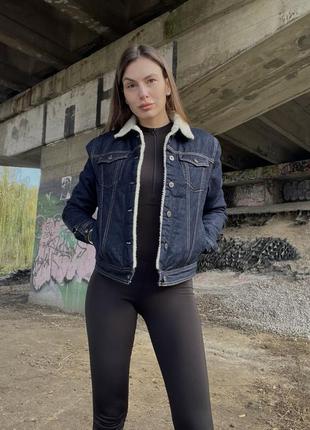 Утеплена джинсова куртка pepe jeans