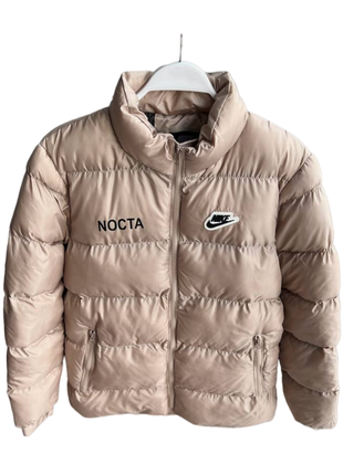 Чоловіча зимова куртка nike nocta c.l beige.