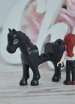 Фирменные фигурки лего френдс девочки - девочка лошадь lego friends конструктор оригинал3 фото