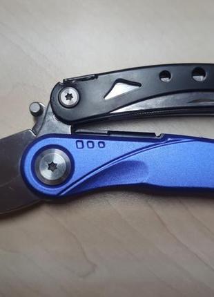 Багатофункціональний ніж (мультитул) 5в1 traveler blue2 фото