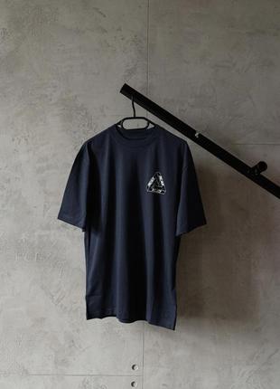 Palace tri-ripped t-shirt navy футболка