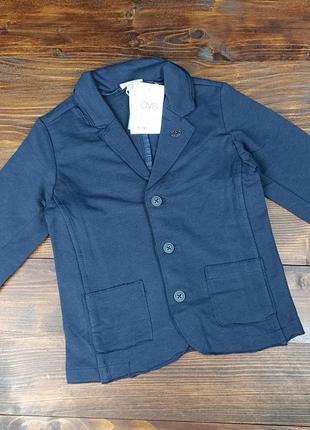Стильный пиджак для маленького джентльмена от ovs (италия) размер 86 см и 92 см3 фото