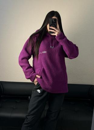 Плюшеве худі nike teddy oversized найк оверсайз2 фото