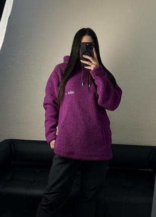 Плюшевое худи nike teddy oversized найк оверсайз8 фото