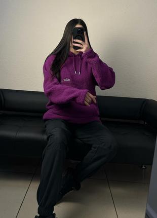 Плюшевое худи nike teddy oversized найк оверсайз9 фото