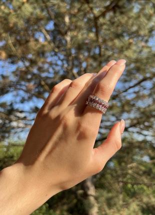 Кольцо серебро s 925