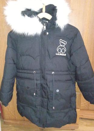 Зимова куртка для дівчинки2 фото