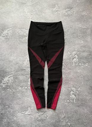 Nike swoosh s найк оригінальні жіночі лосіни спортивні для зала тренувань спорту принтовані легінси