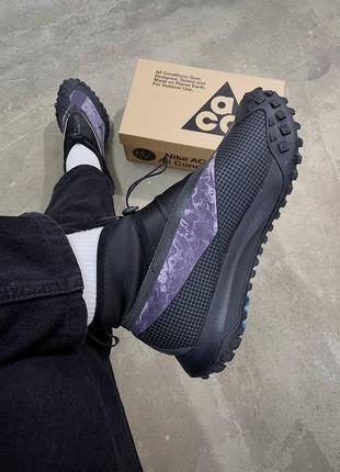 Nike acg mountain fly gtx black violet6 фото