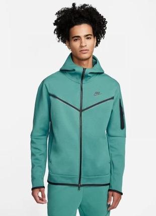 Кофта — чоловік. nike m nsw tch flc hoodie fz wr (арт. cu4489-381)