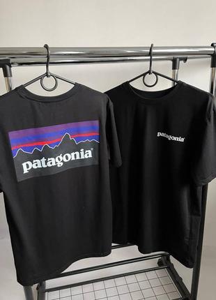 Футболка патагонія patagonia велике лого біг лого big logo