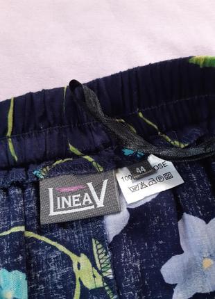 Комфортная стильная длинная юбка в цветочный принт,  linea,p  42-447 фото