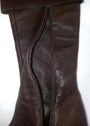 👢👢👢 стильные кожаные демисезонные сапоги на каблуке от pertini, р.37-38 код a37056 фото