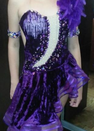 Платье для бальных танцев ( латина)1 фото