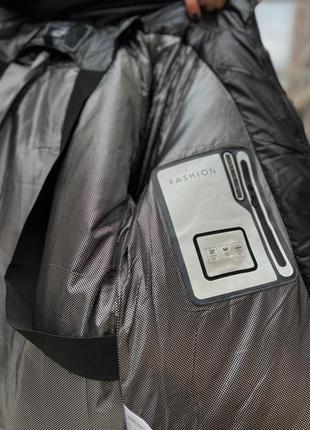 Короткая зимняя куртка с эко мехом4 фото