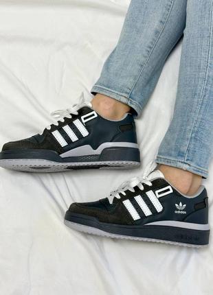 Женские демисезон кроссовки adidas forum grey3 фото