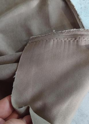 Штора занавіска шторна тканина якісна бєж каручіно мокко3 фото
