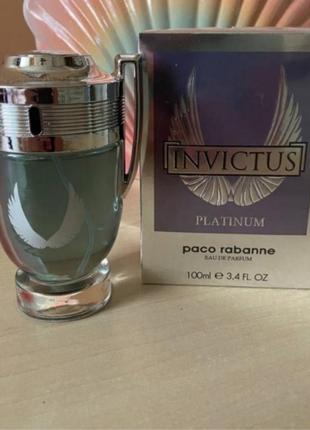 Парфюмированная вода paco rabanne invictus platinum 100 мл