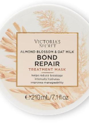 Маска для волосся victoria's secret bond repair comfort almond blossom & oat milk.