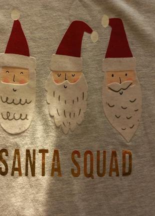 Primark кофта домашняя с сантами 38/40-размер