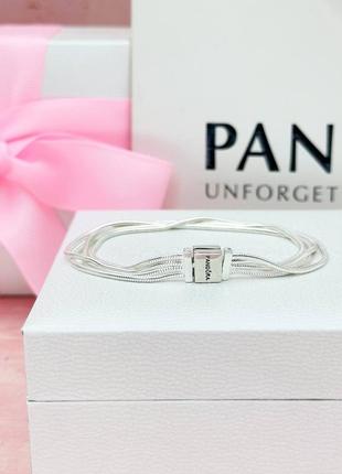 Серебряный браслет reflexions пандора