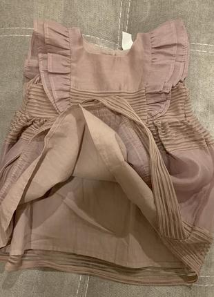 Новое нарядное фатиновое платье 68р h&amp;m3 фото