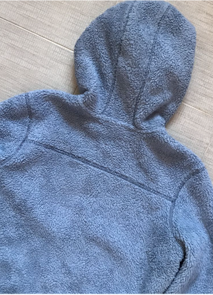 Крутая, теплая деми куртка с карманами, teddy fleece, от nike. 38 евро сост. новой10 фото