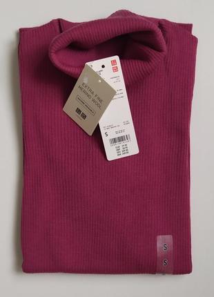 Гольф, водолазка, свитер, 100 % шерсть мериноса uniqlo2 фото