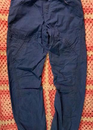 Модные коттоновые штаны-джоггеры "mss" (р. 152-158). состояние идеальное!1 фото