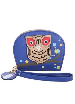 Гаманець жіночий "owl міні" синій