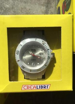 Оригинальные кварцевые часы crealibri в силиконовом корпусе италия5 фото