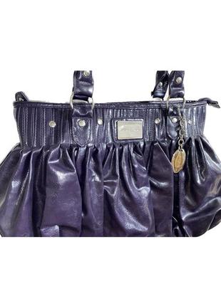 Вместительная сумка «облако» фиолетового цвета axel david9 фото