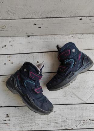 Зимние мембранные термо ботинки черевики непромокаемые lowa gore-tex 32-33p2 фото