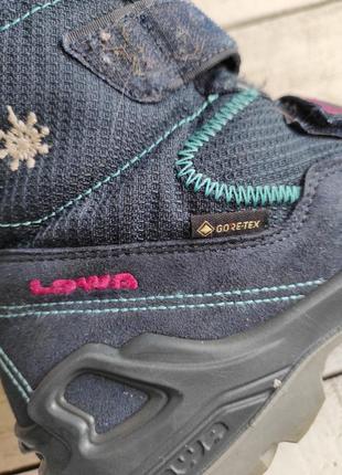 Зимние мембранные термо ботинки черевики непромокаемые lowa gore-tex 32-33p7 фото