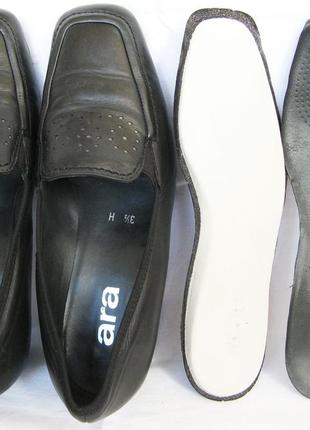 527. туфли-полуботинки ara германия 36,5 р. увеличенная полнота н6 фото