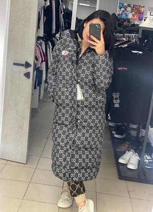 Куртка пуховик в стиле gucci4 фото