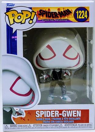 Фігурка фанко поп людина павук - гвен-павук [funko pop 1224 spiderman across the spiderverse - spider-gwen]