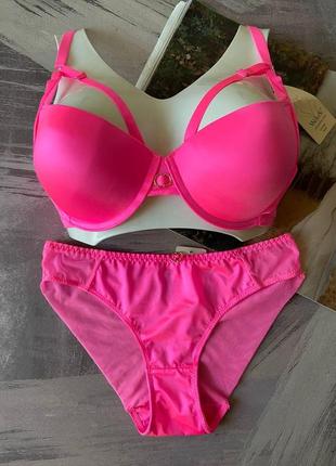 75*80*85*90с жіноча нижня білизна комплект weiyesi push-up рожевий