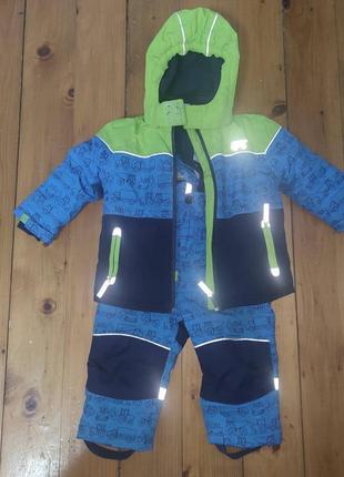 Зимовий термо комплект куртка + комбінезон topolino, розмір 80, 1.5-2.5 роки