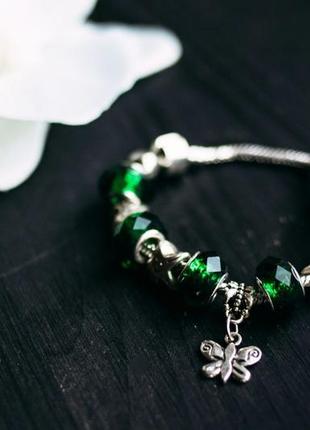 Браслет с шармами в стиле пандора. шармы уже входят в цену!
