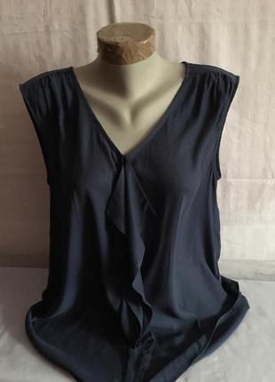 Стильная блуза без рукавов /  топ майка / esprit / xl