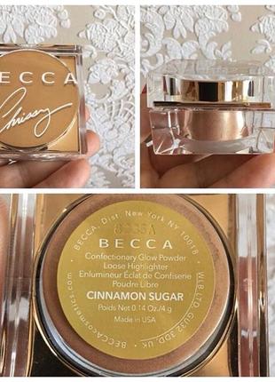 Хайлайтер becca у відтінку cinnamon sugar оригінал1 фото