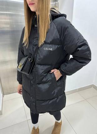 Куртка теплая в стиле celine на синтепоне люкс