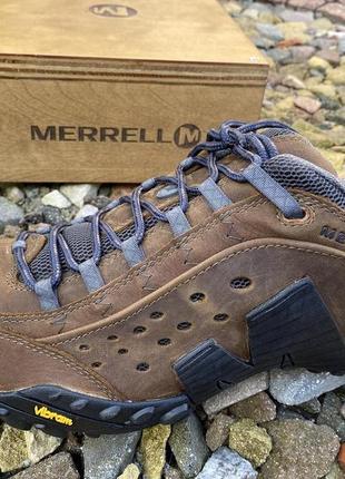 Кроссовки для военных merrell intercept мужской коричневый оригинал10 фото