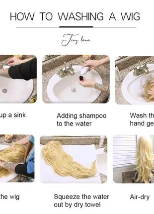 Перука жіноча руда довге волосся хвилясте науручене штучне волосся канекалон можливий обмін розгляну3 фото