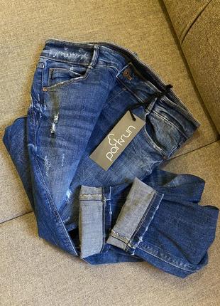 Крутые рваные джинсы amisu9 фото