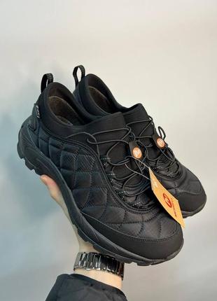 Чоловічі зимові термо кросівки чорні merrell ice cap moc ii black