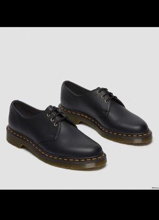 Туфли dr. martens 1461 vegan black felix rub off 14046001