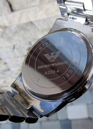 Чоловічий класичний стильний годинник на металевому ремінці3 фото