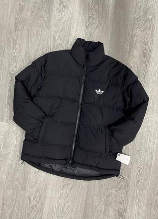 Зимняя чёрная куртка adidas чорна чоловіча куртка на зиму adidas